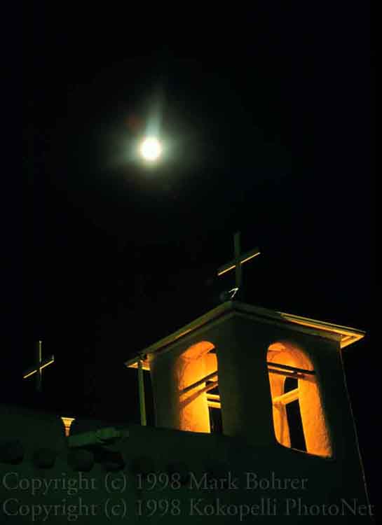 St Francis Church and moon